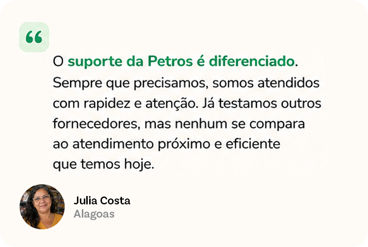 Prova social Petros 2